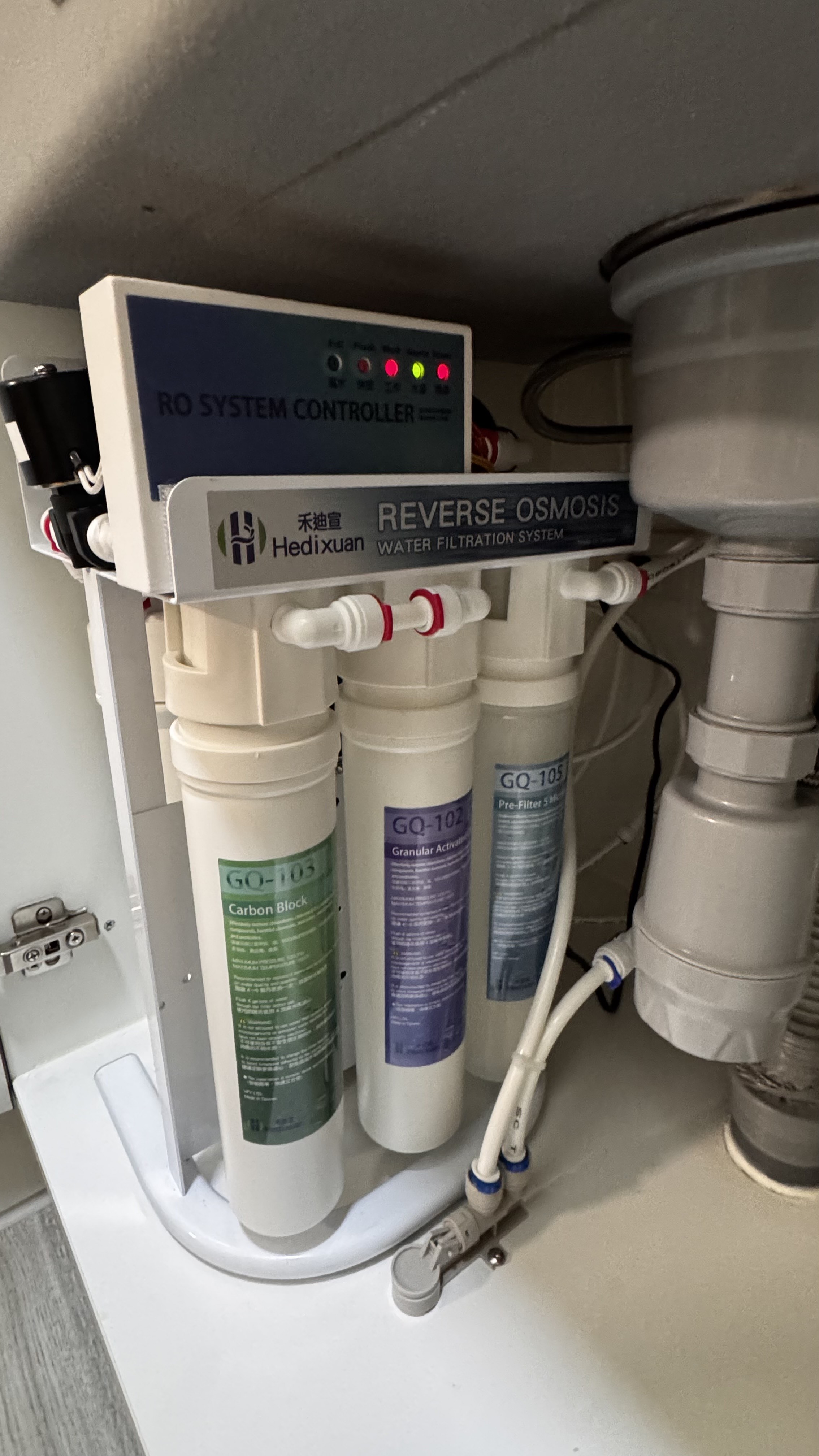 桃園區安裝案例 廚下淨水器 EGQ-6002 免桶子 大流量出水 即開即飲
