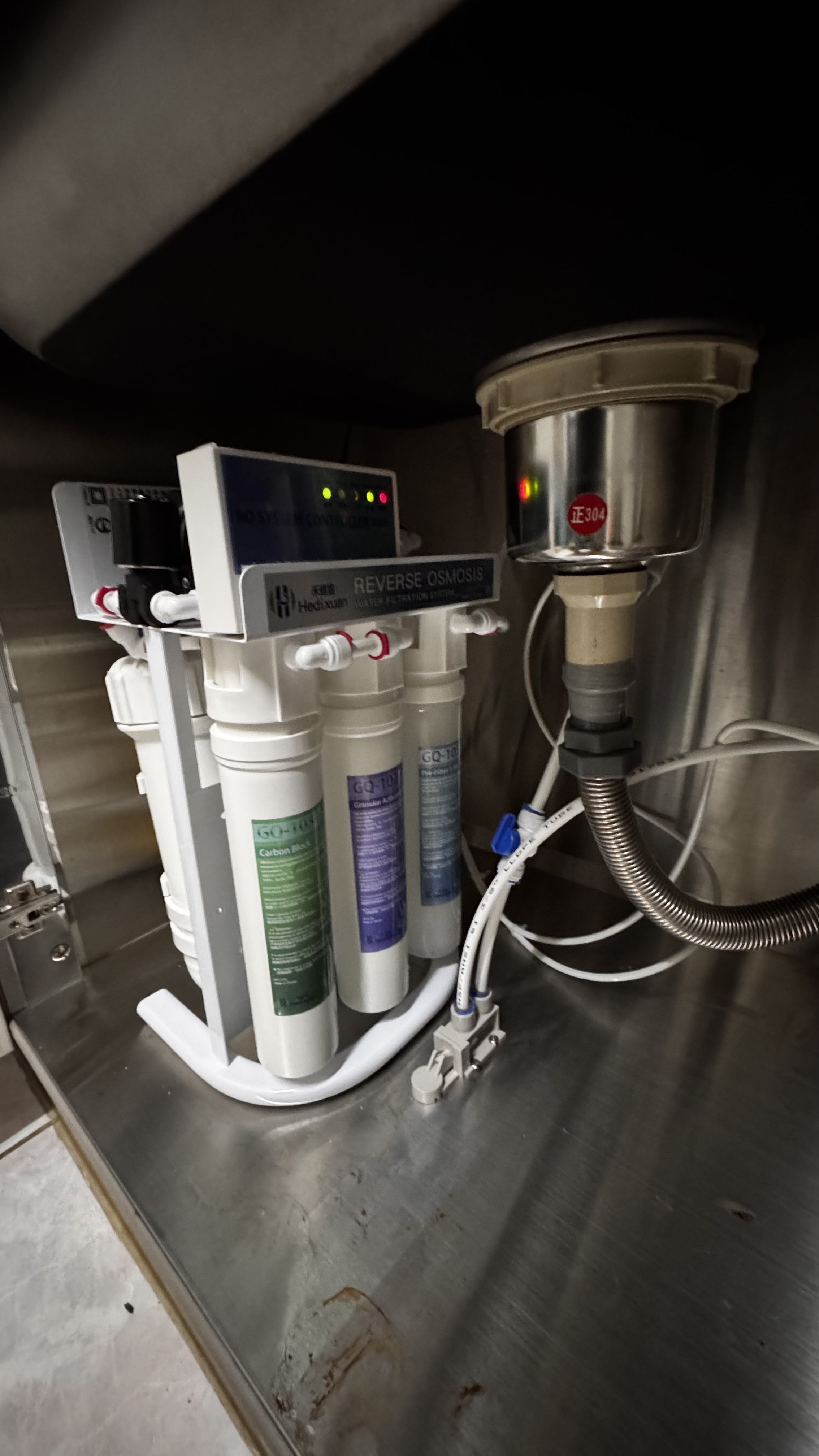 台中市大肚區附近安裝案例  EGQ-6002 家用淨水器，供應長輩及家人喝水煮湯使用